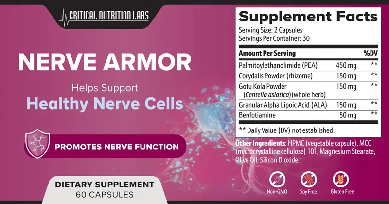 Nerve Armor Product Label